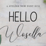 Wosella Duo Font Poster 1