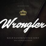 Wrongler Font Poster 1