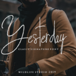 Yesterday Font Poster 1