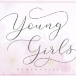 Young Girls Script Font Poster 1