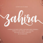 Zahira Font Poster 1