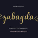 Zubayda Font Poster 1