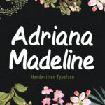 Adriana Madeline Font Poster 1