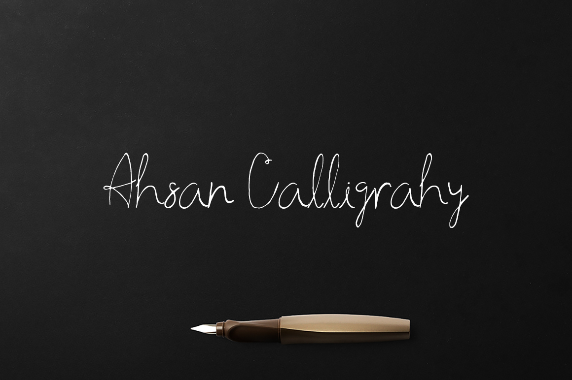 Ahsan Calligraphy Font