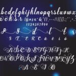 Allea Script Font Poster 2