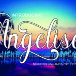 Angelisa Font Poster 1