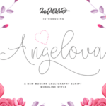 Angelova Font Poster 1