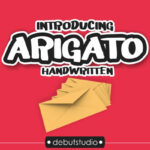 Arigato Font Poster 1