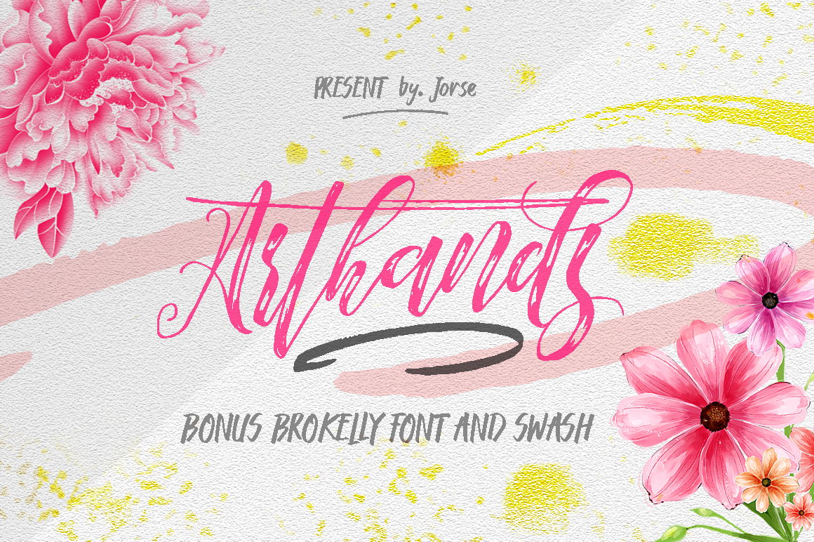 Arthands Font Poster 1