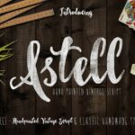 Astel  Font Poster 1