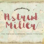 Astrud Miller Font Poster 1