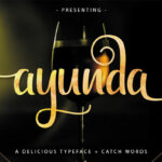 Ayunda Font Poster 1