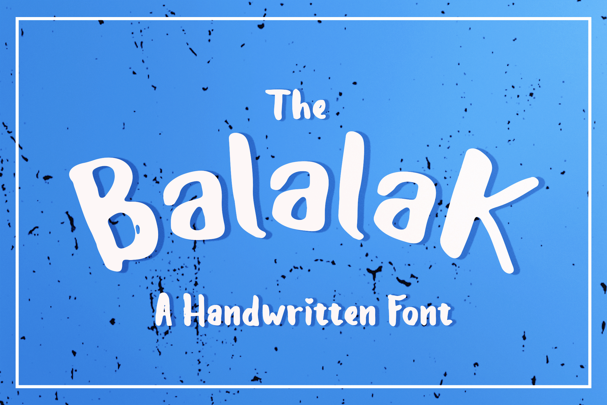 Balalak Font Poster 1