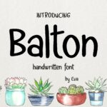 Balton Font Poster 1