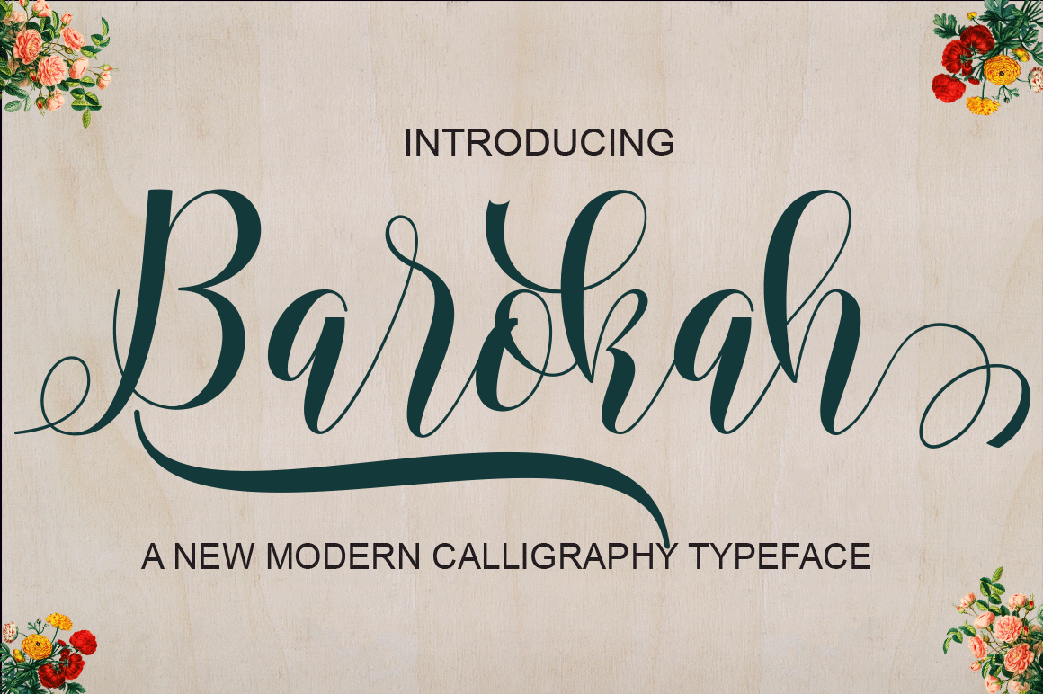 Barokah Font Poster 1