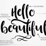 Beautiful Font Poster 4