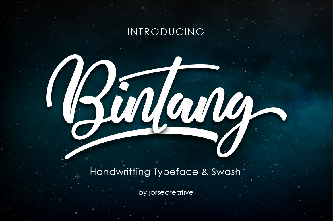 Bintang Font Poster 1