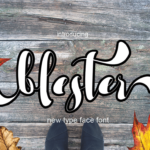 Blester Font Poster 2