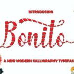 Bonito Font Poster 1