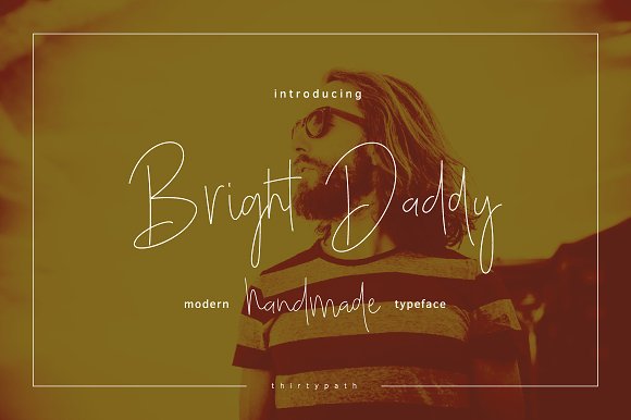 Bright Daddy Font Poster 1