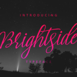 Brightside Font Poster 1