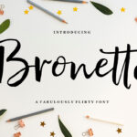 Bronetto Font Poster 1