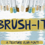 Brush-It Font Poster 1