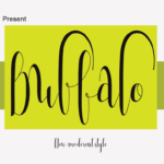 Buffalo Font Poster 1