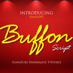 Buffon Font Poster 1