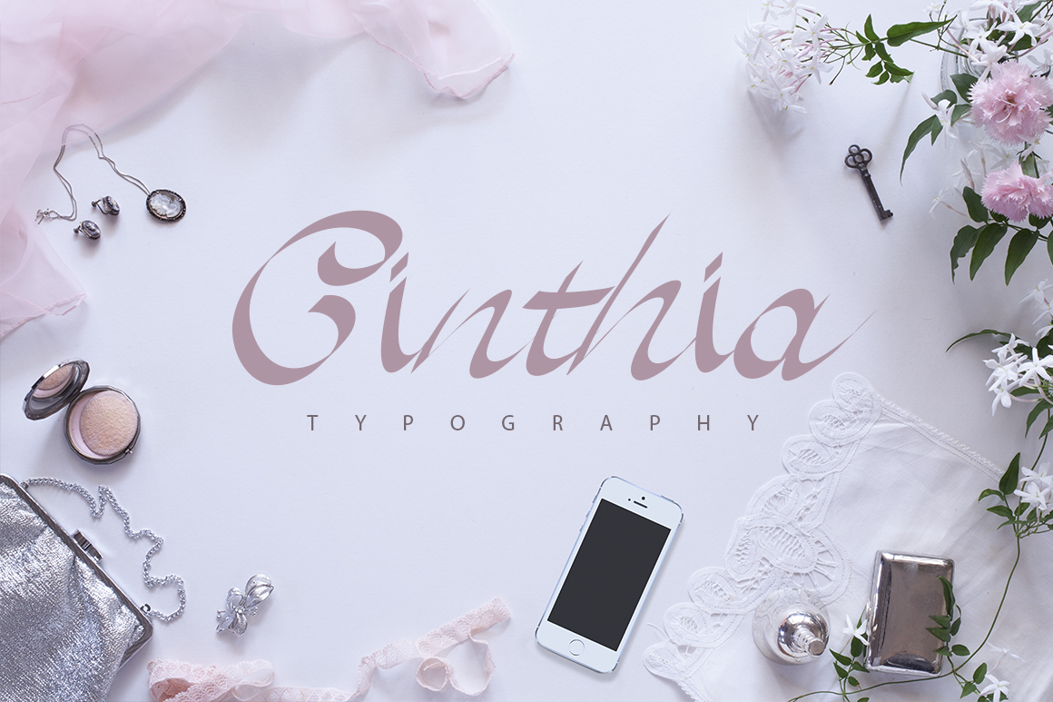 Cinthia Font Poster 1