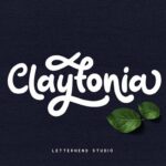 Claytonia Font Poster 1