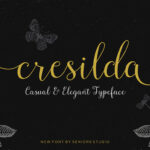 Cresilda Script Font Poster 1