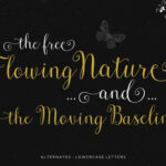 Cresilda Script Font Poster 3