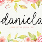 Daniela Script Font Poster 1