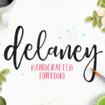 Delaney Script Font Poster 1