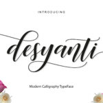 Desyanti Script Font Poster 1