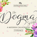 Dogma Script Font Poster 1