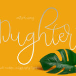 Dughter Font Poster 1