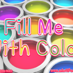 Fill Me with Color Font Poster 1