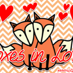 Foxes in Love Font Poster 1