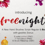 Freenight Font Poster 1