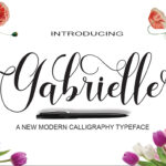 Gabrielle Font Poster 1