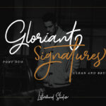 Gloriant Font Poster 5