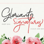 Gloriant Font Poster 9