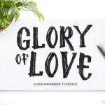 Glory of Love Font Poster 1