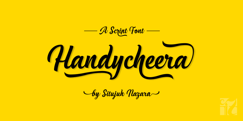 Handycheera Font Poster 1