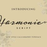 Harmonie Font Poster 1