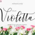 Hello Violetta Font Poster 1