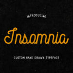 Insomnia Font Poster 1