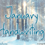 January Handwriting Font Poster 1